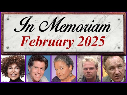 Видео: Памяти февраля 2025 года: знаменитые лица, которых мы потеряли в феврале 2025 года
