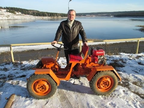 Видео: Самодельный минитрактор