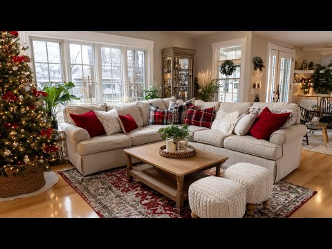 Видео: Рождественская гостиная до и после преображения