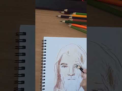 Видео: Рисую и болтаю. Мужской портрет и мысли о карандашах. 