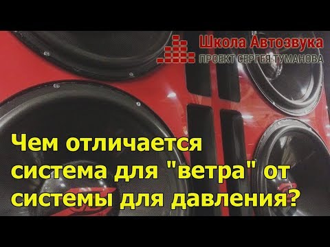 Видео: Чем отличается система для "ветра" от системы для давления?