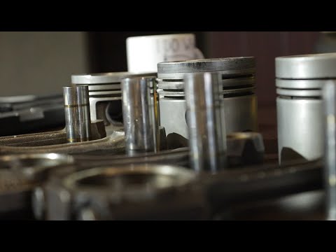 Видео: Audi сравнили поршни и  шатуны, двс MC, WC, KU, DE turbo, попали на Белаз