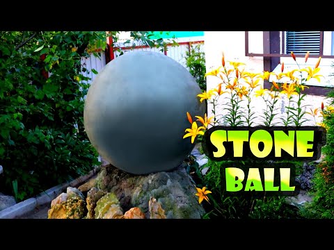Видео: Шар из цемента. Каменный шар | Cement ball. Stone ball