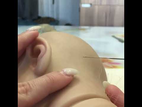 Видео: Урок 9. Прошивка волос. Как создать куклу Реборн