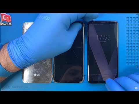 Видео: Замена дисплея и задней крышки LG V30 + Plus