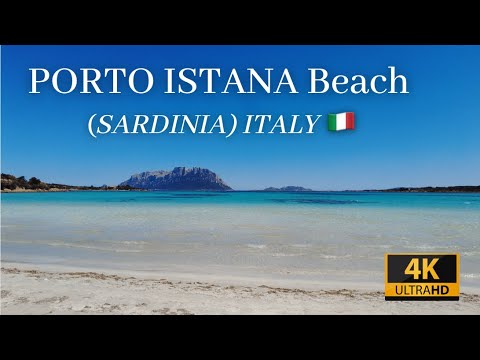 Видео: Ольбия (Порто Истана Бич), Сардиния, Италия 🇮🇹| Прогулка по красивому и спокойному пляжу| Видео 4К