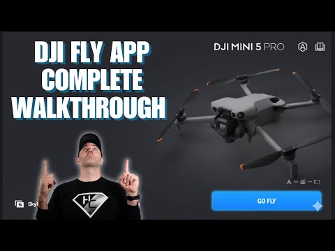 Видео: Учебное пособие по DJI Mini 5 Pro – Как использовать приложение DJI Fly (Руководство для начинающих)