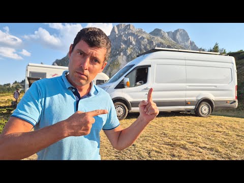 Видео: НА АВТОДОМЕ В ГОРЫ НЕ ЗАЕХАТЬ. Бесплатный кемпинг Черногория