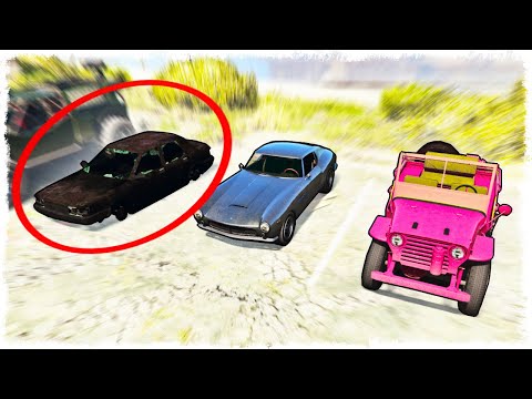 Видео: У НЕЕ ДАЖЕ КОЛЕС НЕТ!!! БИТВА РАНДОМА GTA ONLINE!!!