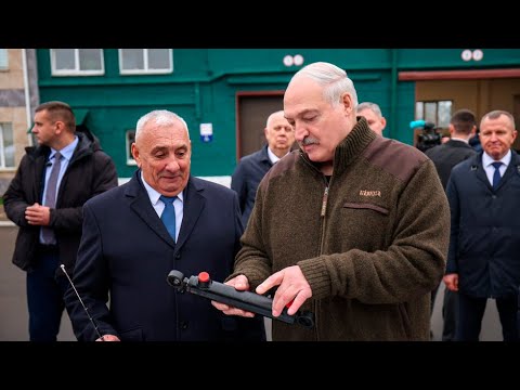 Видео: «Настало время конкретных дел!» Президент посетил промышленные предприятия Житковичского района