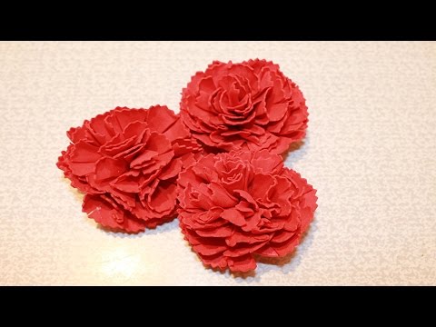 Видео: ГВОЗДИКИ из Фоамирана