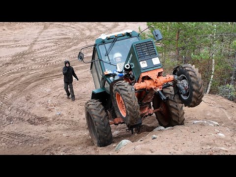 Видео: Выжимаем максимум на МТЗ-82! Это уже страшно...