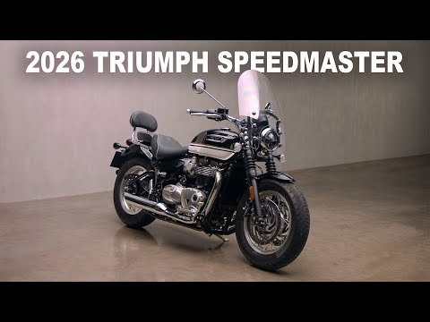 Видео: Обновления Triumph Speedmaster 2026 года | Взгляд владельца