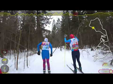 Видео: 8.03.2022.  Гатчинский лыжный марафон - 2022. 10 км.