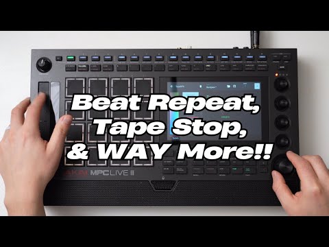 Видео: MPC Live 3: TouchFX и XYFX для создания эффектов, основанных на производительности