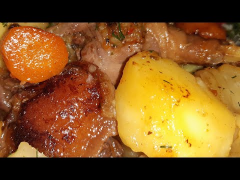 Видео: Вкусный и сытный Обед 🤗 Утка с овощами в казане 👍👍👍 Гостям очень нравится ☺️