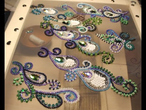 Видео: Авторская вышивка люневильским крючком от Виктории Бойко