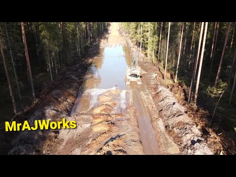 Видео: Водосточная канава к дорожной водной преграде: часть 2