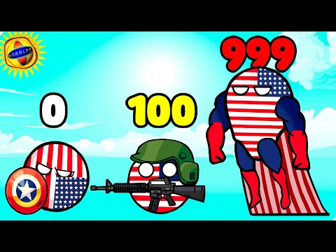Видео: 🌞Захватил США в игре - Balls War: Conquer the World