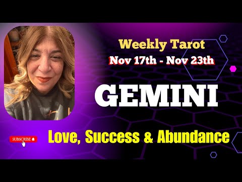 Видео: БЛИЗНЕЦЫ — Ожидание окончено! Любовь, успех и изобилие проявляются быстро | 17 ноября — 23 ноября