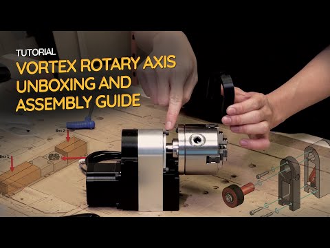 Видео: Полное руководство по распаковке и сборке оси вращения Vortex