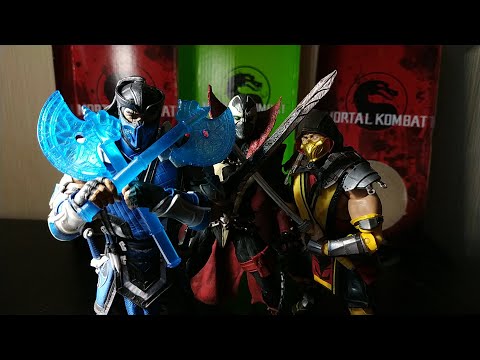Видео: #ОТКрывашка.MORTAL KOMBAT.SUB-ZERO.SCORPION.SPAWN.MCFARLANE TOYS(2019).