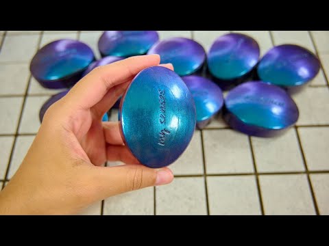 Видео: ASMR Soap/ cutting dry painted soap/ резка сухого крашенного мыла @BossinAsmr