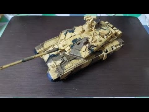Видео: Т-90МС (Zvezda) 35 scale...шаг 4