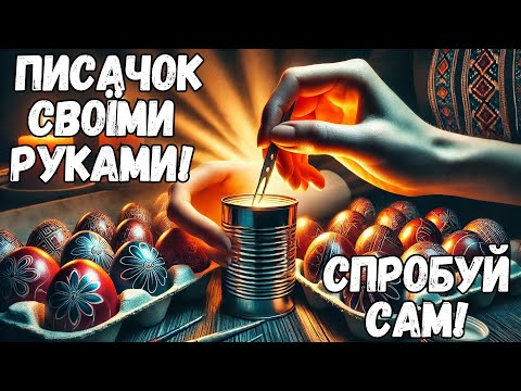 Видео: "ТОП-лайфхак!  Робимо писачок для писанок БЕЗ зайвих витрат!"We are making a pen for Easter eggs"