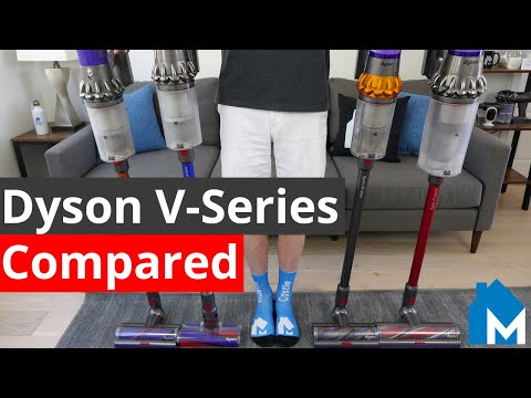 Видео: Dyson V15 против Outsize против V11 против V10 против V8 — тесты на уборку и время работы