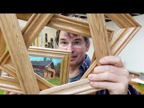 Видео: Рамы для картин: наклонный подъемник фрезера, горячий клей