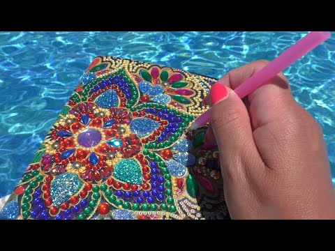 Видео: НОВЫЙ ПРОЦЕСС Алмазный БЛОКНОТ Алмазная вышивка