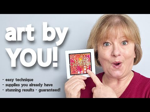 Видео: Эта (ЛЕГКАЯ) техника позволит вам почувствовать себя НАСТОЯЩИМ художником!