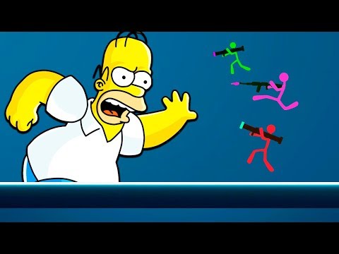 Видео: БОСС ГОМЕР ХОЧЕТ УБИТЬ НАС! ОН ОГРОМНЫЙ! САМЫЙ ЭПИЧЕСКИЙ БОЙ С СЕКРЕТНЫМ ОРУЖИЕМ В STICK FIGHT