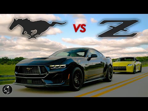 Видео: Mustang GT против Nissan Z | Максимальная мощь, высокие цены