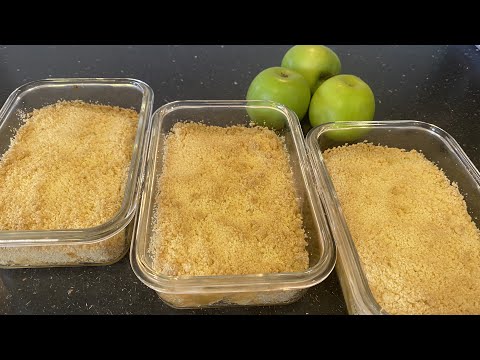 Видео: Яблочный Крамбл.(Crumble).Традиционный английский десерт.