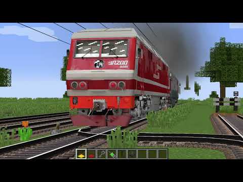 Видео: Работаю дежурным по переезду в minecraft. Ласточка и ЭП200