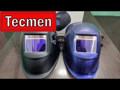 Видео: TECMEN ADF 730S Сварочная маска хамелеон Краткий обзор