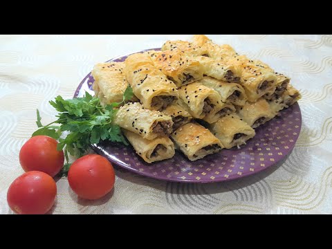 Видео: 🌟🌟😋ТУРЕЦКИЙ БЁРЕК С ФАРШЕМ ИЗ ГОТОВОЙ ЮФКИ 😋KIYMALI BÖREK HAZIR YUFKADAN😋🌟🌟