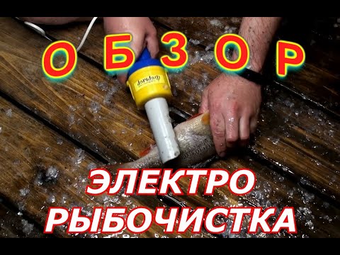 Видео: Электро рыбочистка. Обзор.