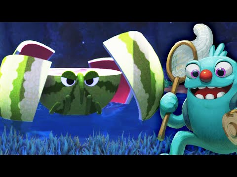 Видео: ОПАСНЫЙ БОСС АРБУЗИК! Охота на Живые Вкусняшки / Bugsnax