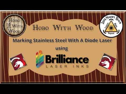 Видео: Маркировка нержавеющей стали диодным лазером