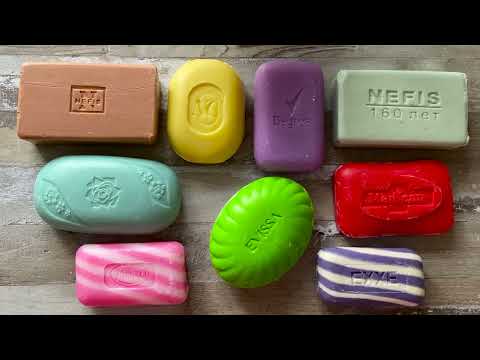 Видео: ASMR Soap cutting | Soap Carving|Резка мыла  | ASMR
