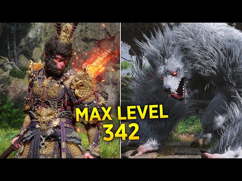 Видео: Black Myth Wukong - МАКС УРОВЕНЬ 342 против БОССОВ (Без Урона)