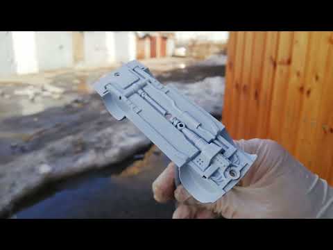 Видео: GAZ 24 Volga Rajd Polski 1974 Газ 24 Ралли , покраска дна алкидной краской kudo 1/43 Rally Models Ч4