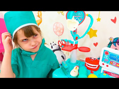 Видео: Ева играет в профессию как доктор