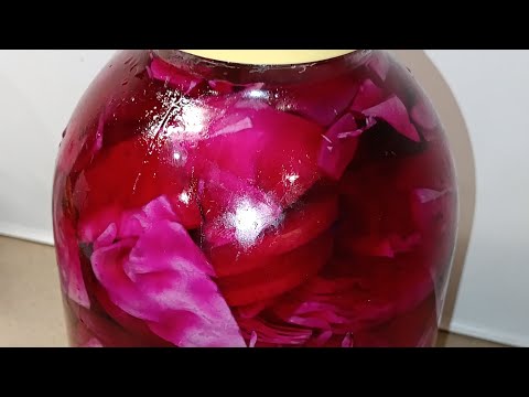 Видео: Маринованная капуста со свеклой