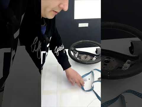 Видео: Подробная инструкция построения лекала для перетяжки руля.
