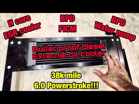 Видео: 38 тыс. миль 6.0!!! Внешний масляный радиатор BPD