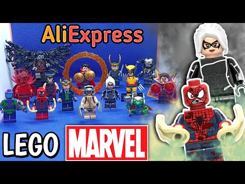 Видео: ЛЕГО MARVEL из Китая #10▷LEGO MARVEL minifigures aliexpress